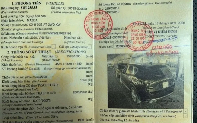 Kiểm Tra Lịch Sử và Giấy Tờ Xe