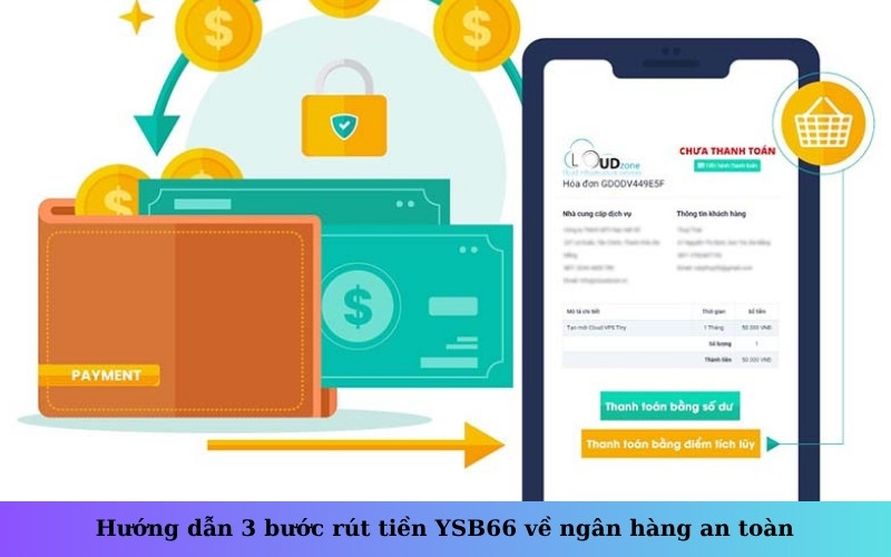 Hướng dẫn 3 bước rút tiền YSB66 về ngân hàng an toàn